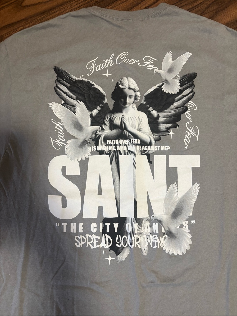 Popular Poison Saint * Men’s Short Sleeve Tee * XL * Faith Over Fear.